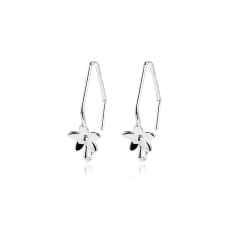 925 Sterling Silver Flower Earhooks Findings