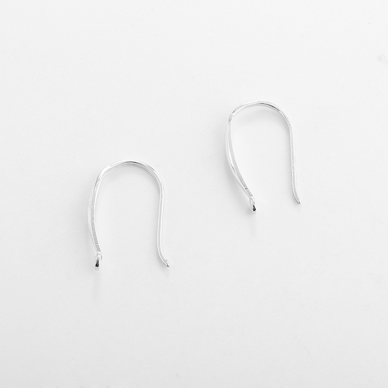 925 Sterling Silver 15mm Long Earrings Hook