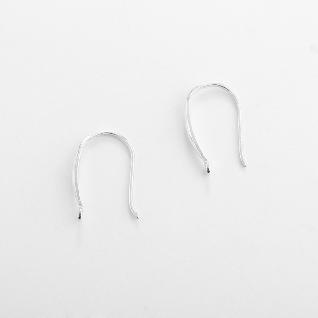 925 Sterling Silver 15mm Long Earrings Hook