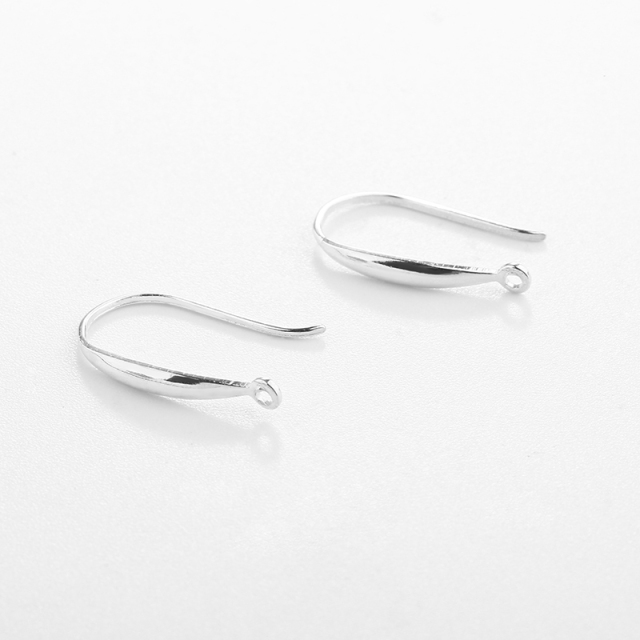 925 Sterling Silver 15mm Long Earrings Hook
