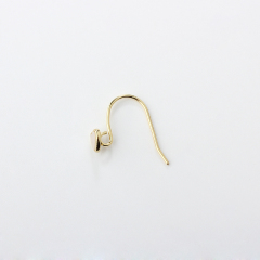 925 Sterling Silver 4mm Heart Mother Pearl Earrings Hook Findings