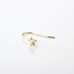 925 Sterling Silver 4mm Heart Mother Pearl Earrings Hook Findings