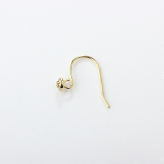 925 Sterling Silver CZ Earrings Hook Findings