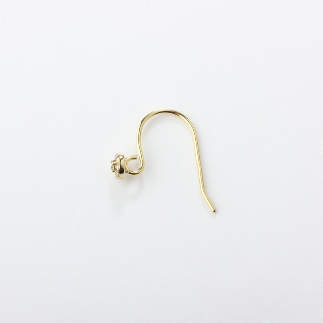 925 Sterling Silver CZ Earrings Hook Findings