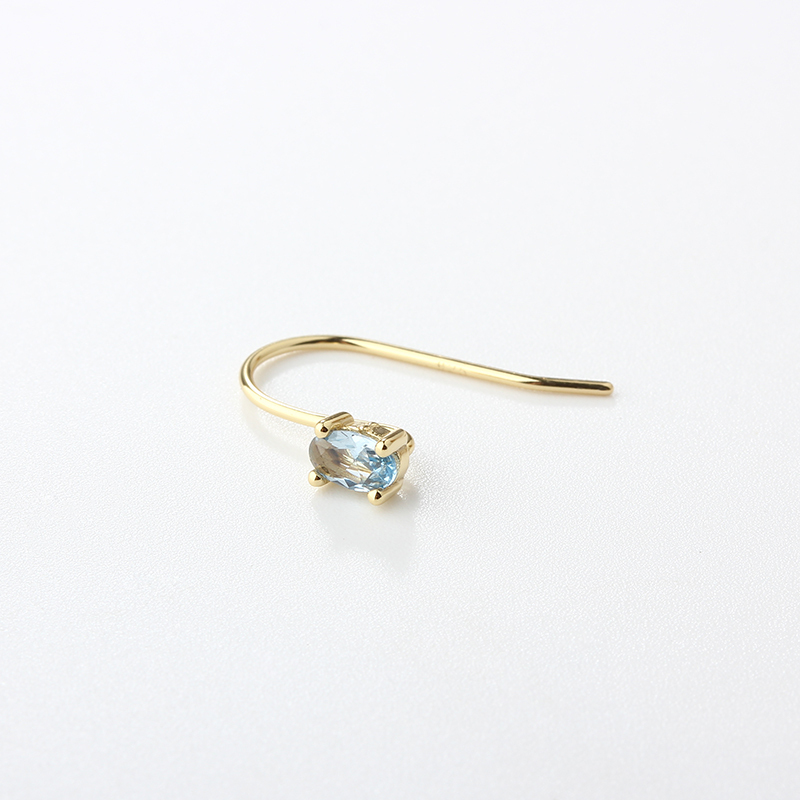 925 Sterling Silver CZ Earrings Hook Findings
