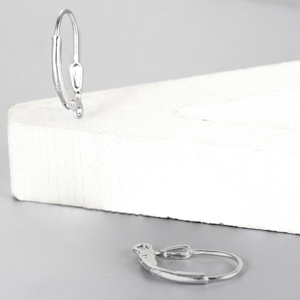 925 Sterling Silver French Leverback Earring Hook Findings