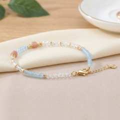 Gold plated 925 Sterling Silver Beads Bracelet