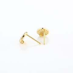925 Sterling Silver Sun Earrings Studs Findings