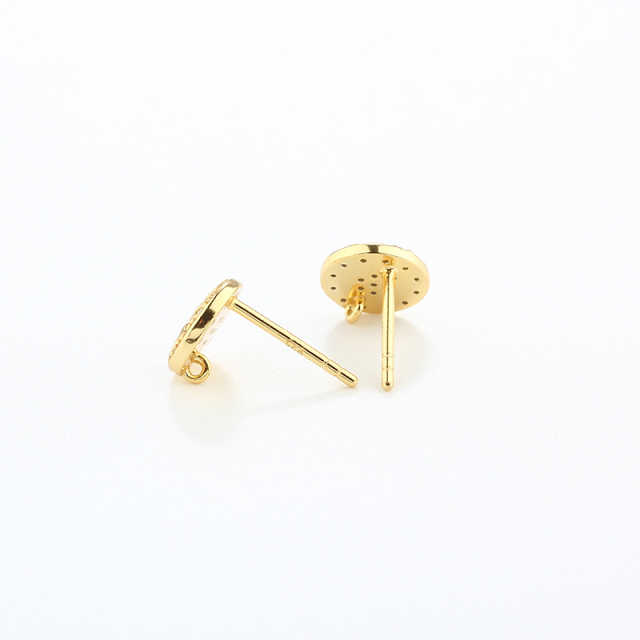 925 Sterling Silver Sun Earrings Studs Findings