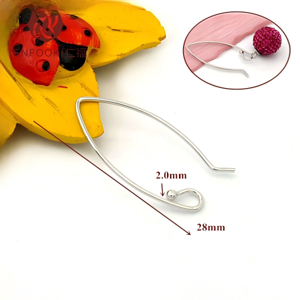 925 Sterling Silver Hook Earring Findings