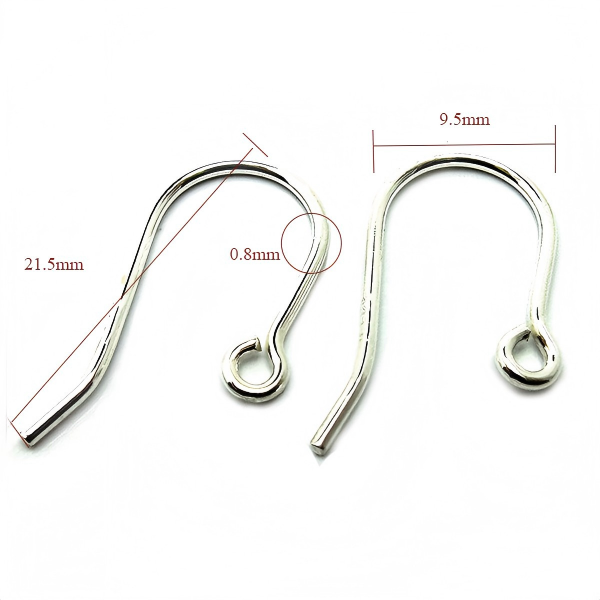 925 Sterling Silver Hook Earring Findings