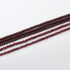 Round Garnet Beads Strand