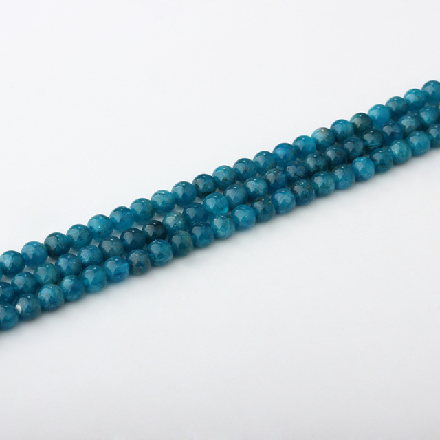 Round Apatite Beads Strand