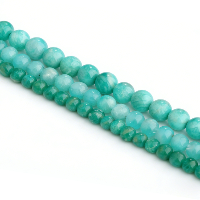 Round Amazonite Beads Strand