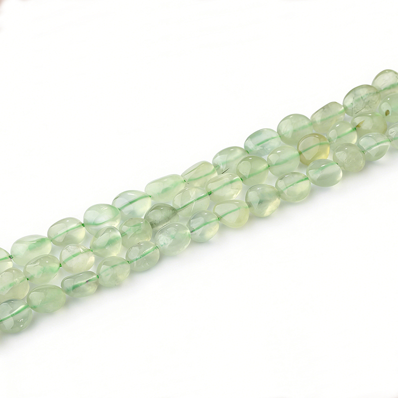 Prehnite IrregularBeads Strand
