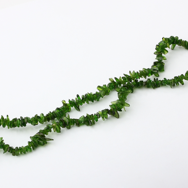 Diopside Irregular Beads Strand