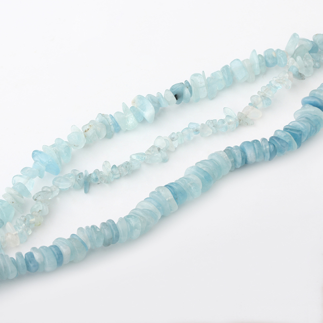 Aquamarine Irregular Beads Strand