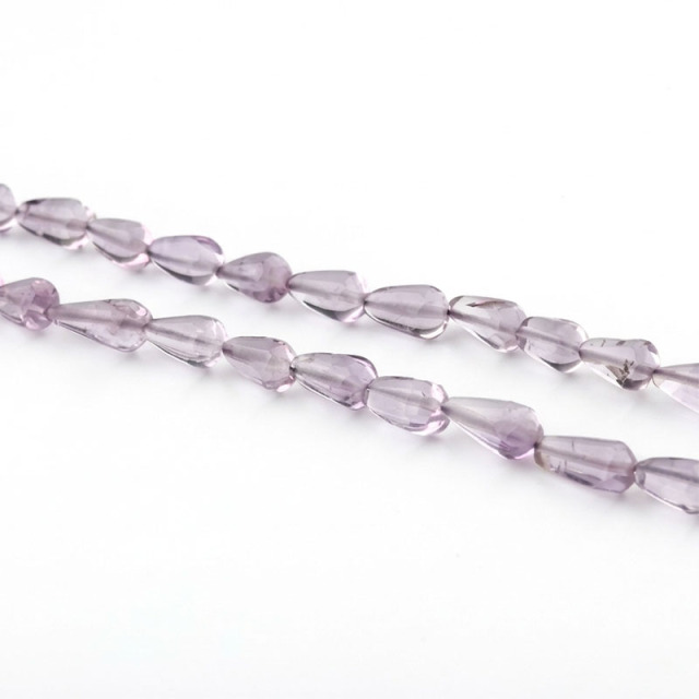 Amethyst Pear Shape Beads Strand