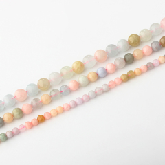 Round Morganite Beads Strand