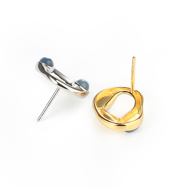 925 Sterling Silver Gemstone Earring Studs
