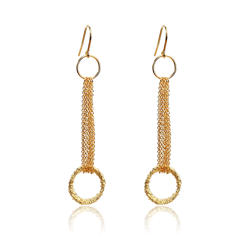 925 Sterling Silver chain Earring Hook