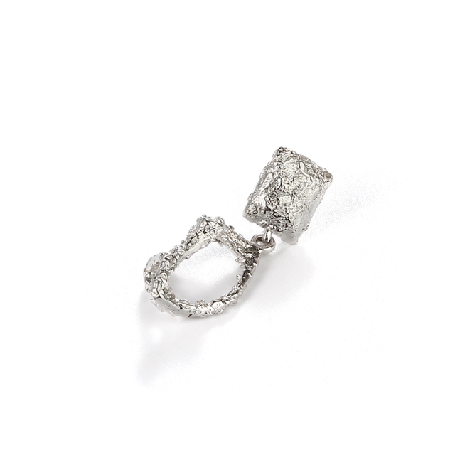925 Sterling Silver Hammered Earring Studs