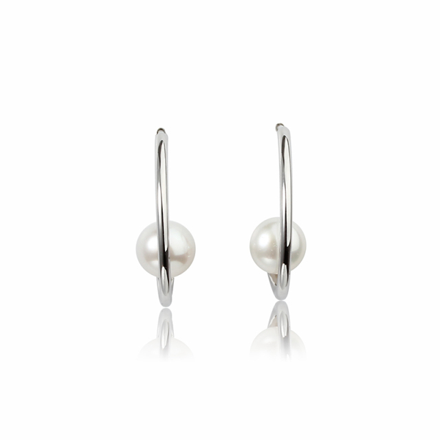 925 Sterling Silver Pearl Earring Studs
