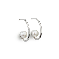 925 Sterling Silver Pearl Earring Studs