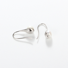 925 Sterling Silver Fresh Water Pearl Earring Hook