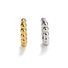 Sterling Silver 925 Dots Huggie Earring 2022 New Trend