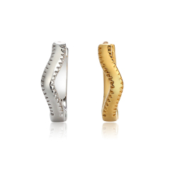 925 Sterling Silver Simple Huggie Earring