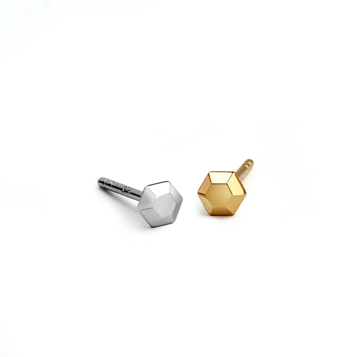 925 Sterling Silver Football Sphere Charms Earring Studs