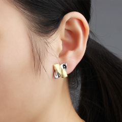 925 Sterling Silver Charms Flower Earring Studs