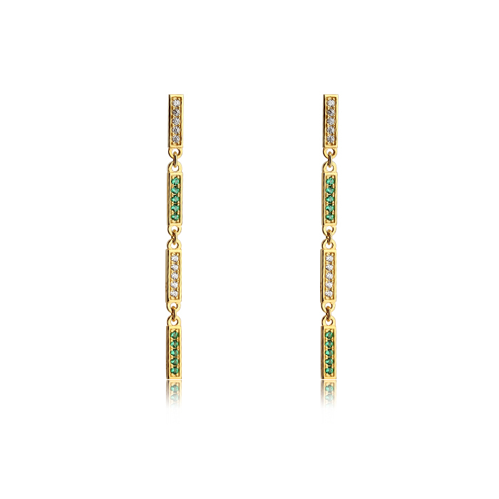 925 Sterling Silver CZ Earring Studs