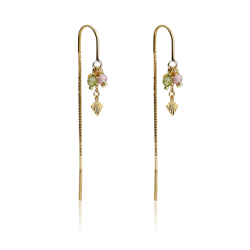 925 Sterling Silver Gemstone Earring Wire