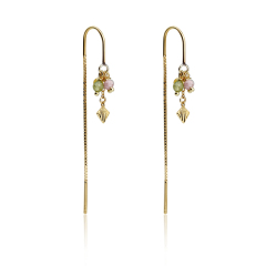 925 Sterling Silver Gemstone Earring Wire