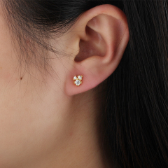 925 Sterling Silver CZ Earring Studs
