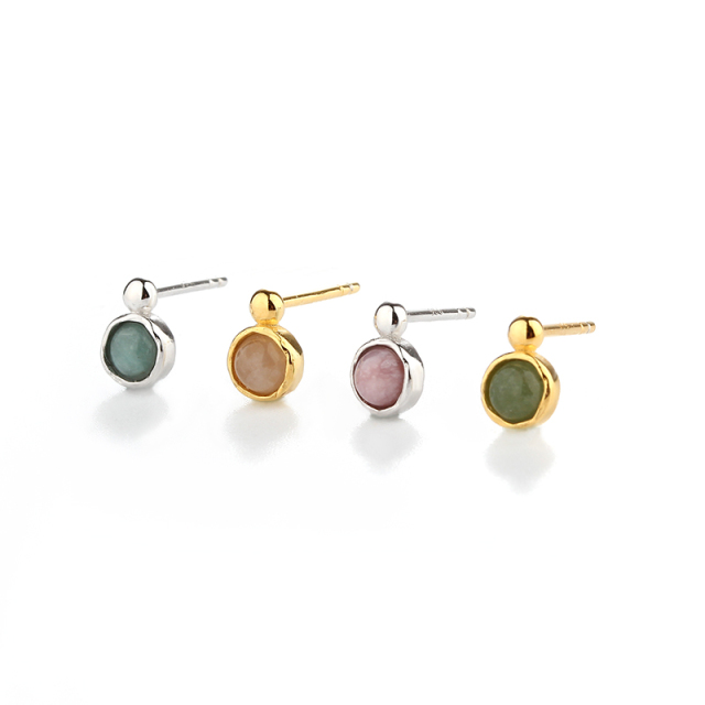 925 Sterling Silver CZ Earring Studs