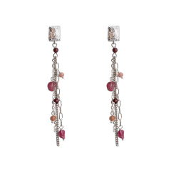 925 Sterling Silver Handmade Jewelry Gemstone Earrings Drop