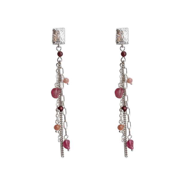 925 Sterling Silver Handmade Jewelry Gemstone Earrings Drop