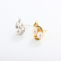 925 Sterling Silver Pearl Earrings