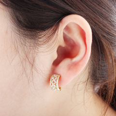 925 Sterling Silver CZ Earrings Studs