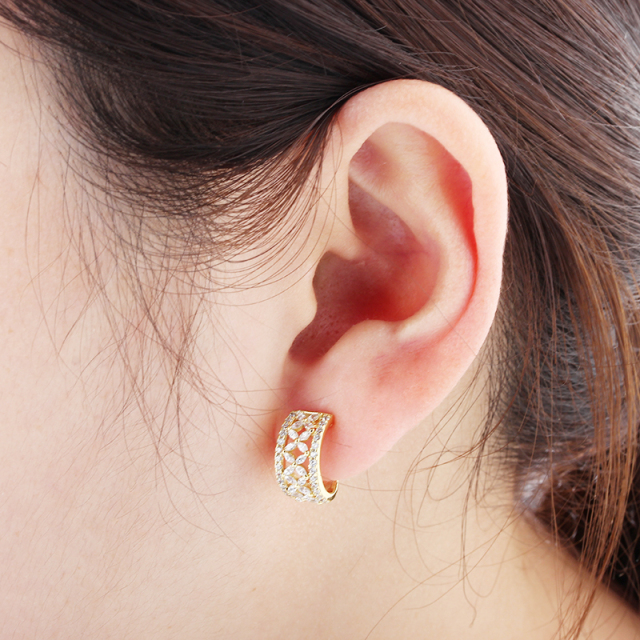 925 Sterling Silver CZ Earrings Studs