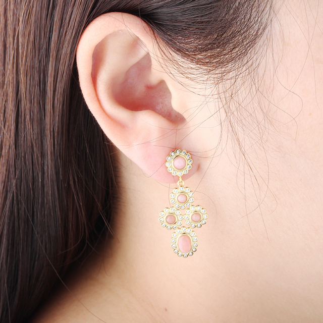 925 Sterling Silver Vintage Wedding Gemstone Stud Earrings