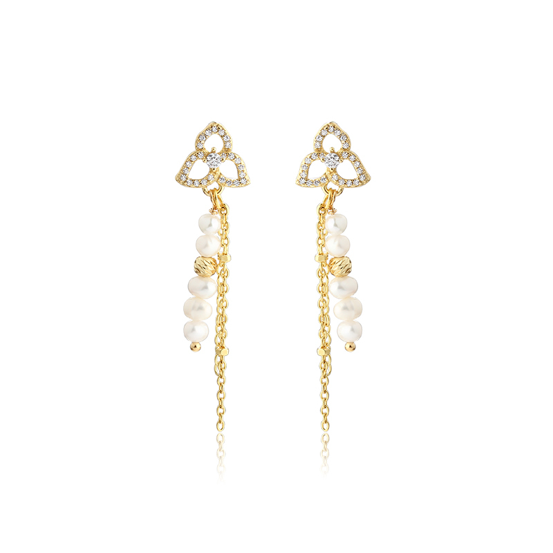 925 Sterling Silver Pearl Earrings Studs