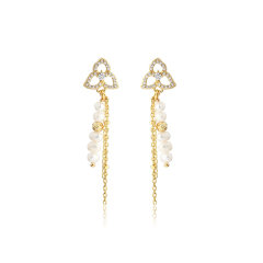 925 Sterling Silver Pearl Earrings Studs