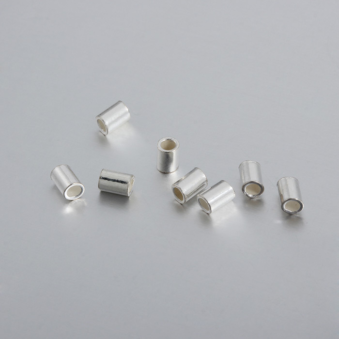 925 Sterling Silver 3.0mm Tube Beads