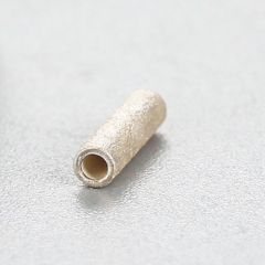 925 Sterling Silver 7mm Stardust Sand Blasting Tube Beads