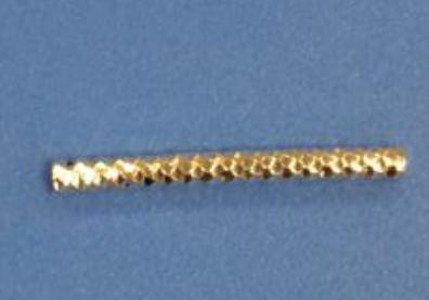 925 Sterling Silver 10*1.5mm Cutting Tube Beads
