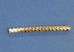 925 Sterling Silver 10*1.5mm Cutting Tube Beads
